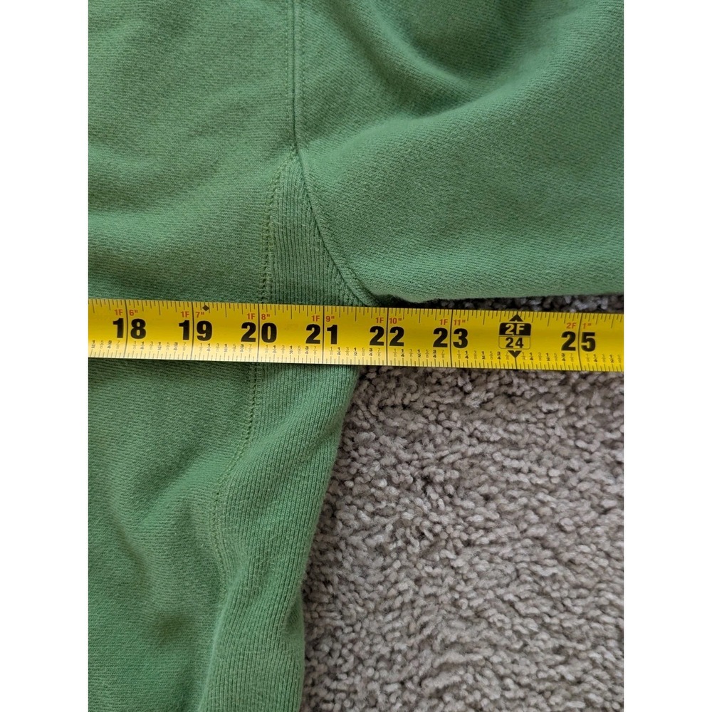 Champion Reverse Weave Hoodie Mens Medium Green Pullover Y2K - Picture 9 of 9